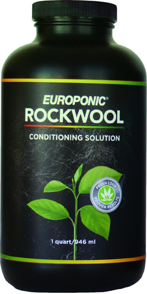 Europonic Rockwool Conditioning Solution; rockwool cubes; learn about rockwool